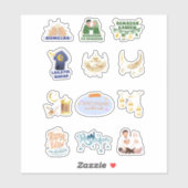 Ramadan en Eid islamitische vakantie Stickers (Vel)
