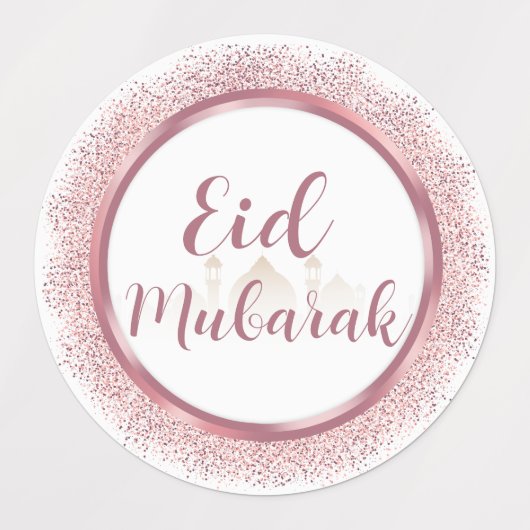 Ramadan- en offerlabels voor sticker (Design 2)