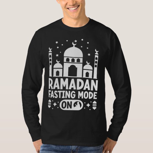 Ramadan Fasting Mode On Allah Religion Koran Islam T-shirt (Voorkant)