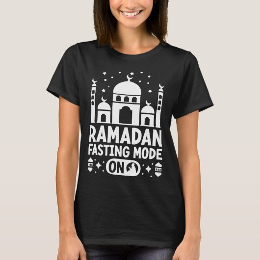 Ramadan Fasting Mode On Allah Religion Koran Islam T-shirt (Voorkant)