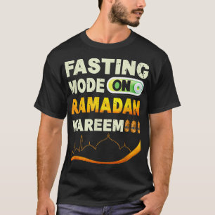 Ramadan Fasting Mode op Happy Ramadan Muslims H T-shirt