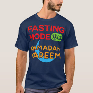 Ramadan Fasting Mode op Happy Ramadan Muslims H T-shirt