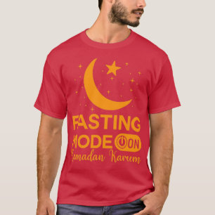 Ramadan Fasting Mode op Happy Ramadan Muslims H T-shirt