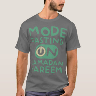 Ramadan Fasting Mode op Happy Ramadan Muslims H T-shirt