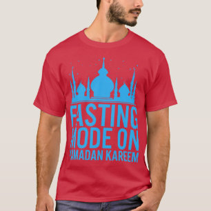 Ramadan Fasting Mode op Happy Ramadan Muslims H T-shirt