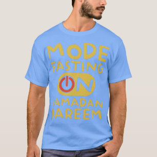 Ramadan Fasting Mode op Happy Ramadan Muslims H T-shirt