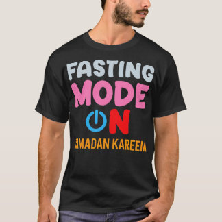 Ramadan Fasting Mode op Happy Ramadan Muslims H T-shirt