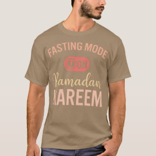 Ramadan Fasting Mode op Happy Ramadan Muslims H T-shirt