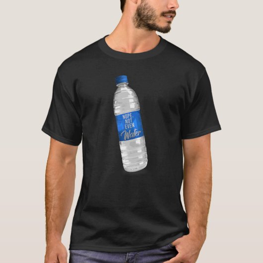 Ramadan Fasting Nope niet eens water T-shirt (Voorkant)