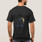 Ramadan Fasting Prayer Man Islamic Vector Graphic  T-shirt (Achterkant)