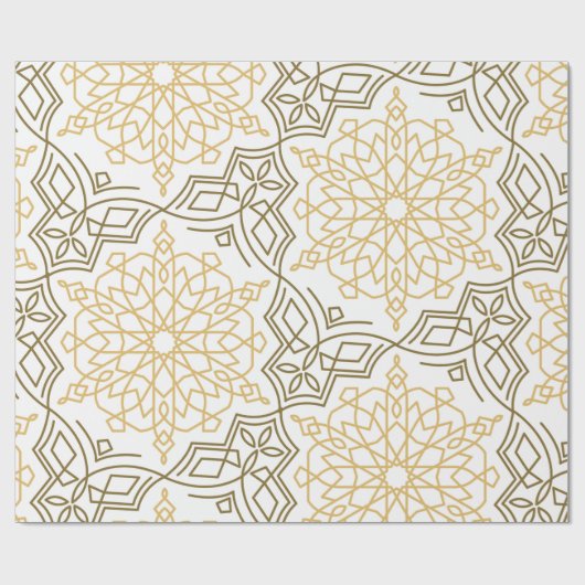 Ramadan geometrisch cadeaupapier (Vlak)