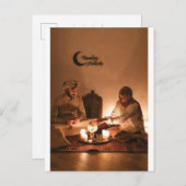 Ramadan gift briefkaart wenskaart (Voorkant / Achterkant)