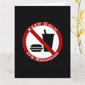 Ramadan grappig gevouwen kaart (Gele Bloem)