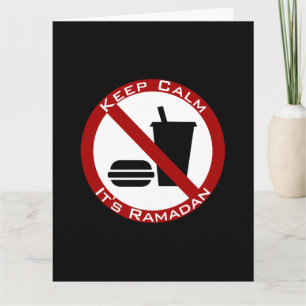 Ramadan grappig gevouwen kaart