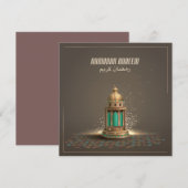 Ramadan Green en Bronze Fanoos (Voorkant / Achterkant)