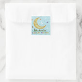 Ramadan halve maan sticker (Tas)