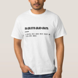 Ramadan-hapjes illegaal tot zonsondergang t-shirt