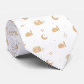 Ramadan Happy Eid White beige Stropdas (Opgerold)