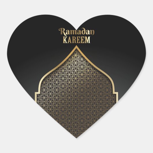 Ramadan Hart Sticker (Voorkant)