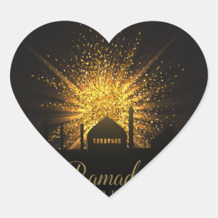 Ramadan Hart Sticker