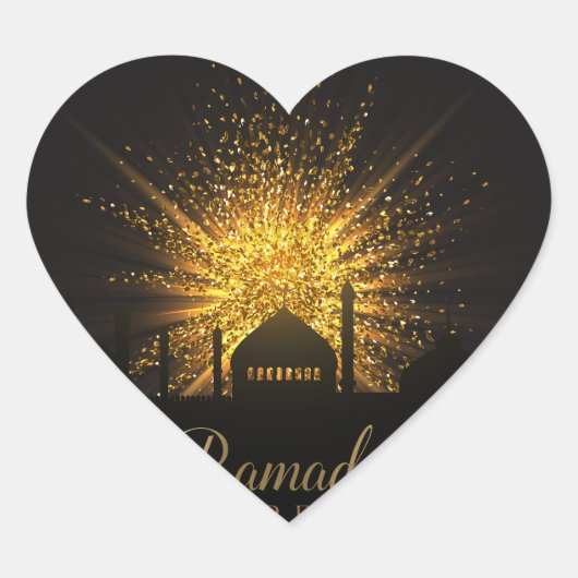 Ramadan Hart Sticker (Voorkant)