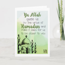 Ramadan - Heilige Maand Zegeningen - Dua Kaart