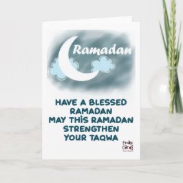 Ramadan - Heilige Maand Zegeningen Kaart