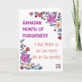Ramadan - Heilige Maand Zegeningen Kaart