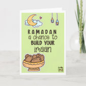 Ramadan - Holy Month Blessings - Cute Kaart (Voorkant)