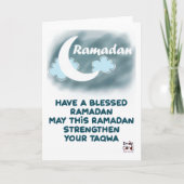Ramadan - Holy Month Blessings Kaart (Voorkant)