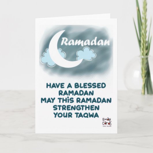 Ramadan - Holy Month Blessings Kaart (Voorkant)