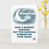 Ramadan - Holy Month Blessings Kaart (Gele Bloem)