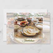 Ramadan Iftar Dinner Islamic Muslim Invitation Kaart (Voorkant)