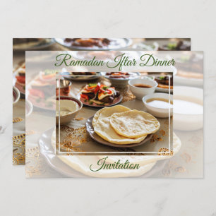 Ramadan Iftar Dinner Islamic Muslim Invitation Kaart