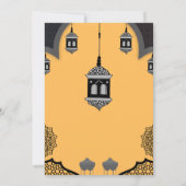 Ramadan Iftar Feest Uitnodiging (Achterkant)