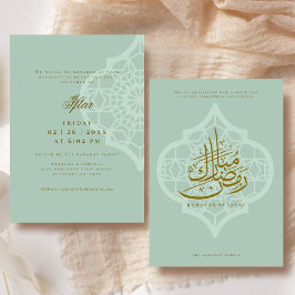 Ramadan Iftar-feest uitnodiging