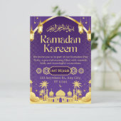 Ramadan Iftar Invitation Card Kaart (Staand voorkant)