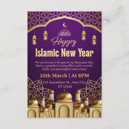 Ramadan Iftar Invitation Card Kaart