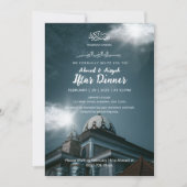 Ramadan Iftar Invitation with Blue Mosque Dome Kaart (Voorkant)