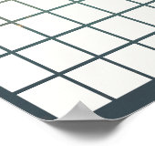 Ramadan Iftar Meal Planner (printable) Poster (Hoek)