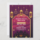 Ramadan Iftar Party Invitation Flyer Sjabloon Kaart (Voorkant)