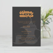 Ramadan Iftar Party Invitation Kaart (Staand voorkant)