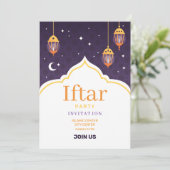 Ramadan Iftar Uitnodiging (Staand voorkant)
