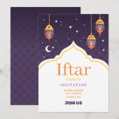Ramadan Iftar Uitnodiging (Voorkant / Achterkant)