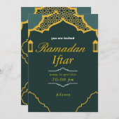 Ramadan Iftar Uitnodiging ,Iftar Uitnodiging Ramad (Voorkant / Achterkant)