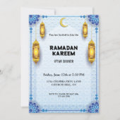 Ramadan iftar-uitnodiging kaart (Voorkant)