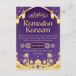 Ramadan Iftar Uitnodigingskaart Kaart