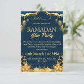 Ramadan Iftar uitnodigingskaart Kaart (Staand voorkant)
