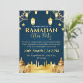 Ramadan Iftar uitnodigingskaart Kaart (Staand voorkant)