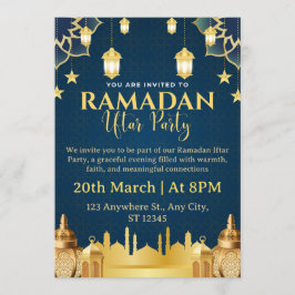 Ramadan Iftar uitnodigingskaart Kaart